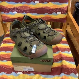 Kern Solar Sandal Dark Olive/Taupe